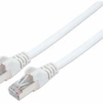 Patchkabel mit Cat7-Rohkabel  S/FTP 1m wei??????