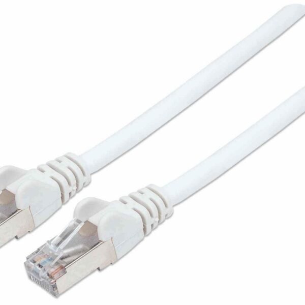 Patchkabel mit Cat7-Rohkabel  S/FTP 1m wei??????