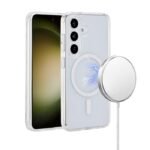 INFINITE (GRS) OSLO S25  Galaxy Clear Magnetic Cover.  Material: 86% recycled TPU and PC