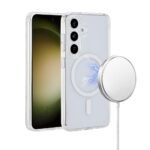 INFINITE (GRS) OSLO S24+  Galaxy Clear Magnetic Cover.  Material: 86% recycled TPU and PC