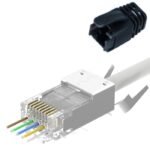RJ45 STP plug Cat6A/Cat7 for  AWG22-24 Easy-Connect 25 sets  per. box