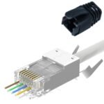 RJ45 STP plug Cat6A/Cat7 for  AWG22-24 Easy-Connect 25 sets  per. box