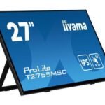 27" IPS Bonded PCAP 10P,  1920x1080,Flat Bezel Free  Glass Front, HDMI, DP, 360nit, USB Hub,Speakers,Bookstand