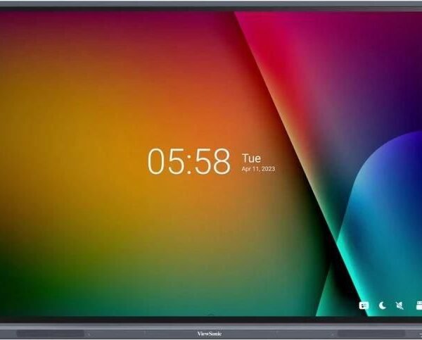 IFP6533-G, 65" 4K UHD  (3840x2160), 40-multi-point  touch, Android 13, Contrast: 5.000:1, 450nits, 8G RAM/128GB Storage, Black