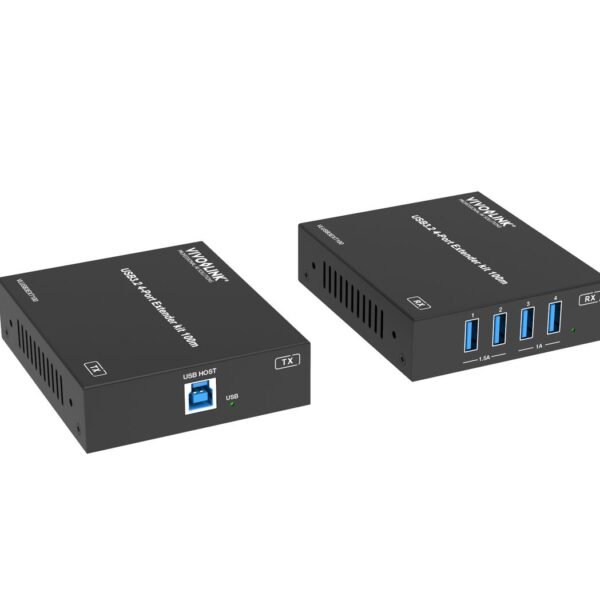 USB3.2 5Gbit/s 4-Port  Extender kit 100m