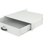 2U 19" KEYBOARD, GENERAL USE,  LOCKABLE DRAWER MODULE WHITE