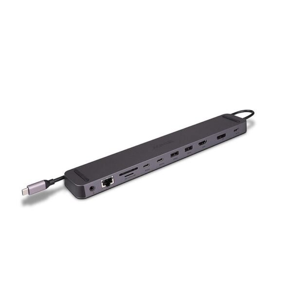 DST-Mini XT 810, USB-C Laptop  Mini Docking Station with  Single Display (8K) or Dual Display (4K60) & 100W Pass-Though Charging