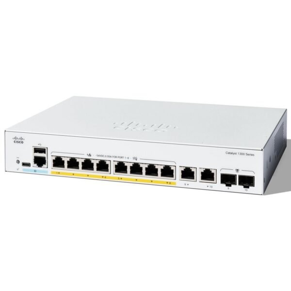 Catalyst 1300 Managed L2  Gigabit Ethernet  (10/100/1000) Power Over Ethernet (Poe) Grey
