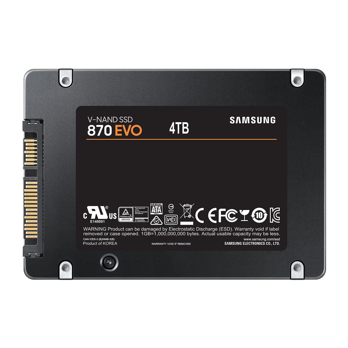 Img_34067350.jpg 870 EVO 4000 GB Black 870 EVO, 4000 GB, 2.5", 560 MB/s, Black - Image 1