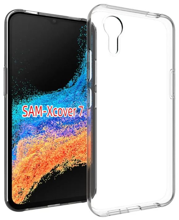 Img_34087795.jpg LONDON Galaxy Xcover 7 Clear Cover. Material: 100% TPU - Image 1