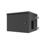 19" 7U IP55 Wall mount  Cabinet 600 x 600 x 410mm -  Black IP55