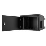 19" 7U IP55 Wall mount  Cabinet 600 x 600 x 410mm -  Black IP55 - Image 2