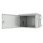19" 7U IP55 Wall mount  Cabinet 600 x 600 x 410mm -  White - Image 2