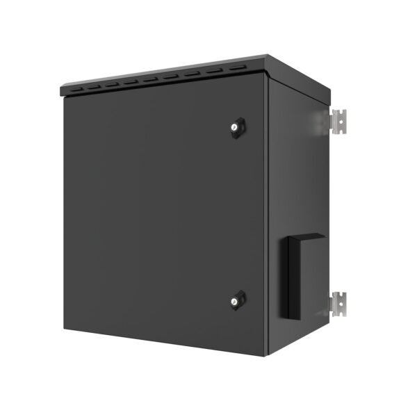 19" 12U IP55 Wall mount  Cabinet 600 x 450 x 630mm -  Black IP55