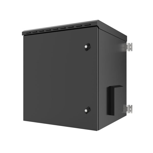 19" 12U IP55 Wall mount  Cabinet 600 x 600 x 630mm -  Black