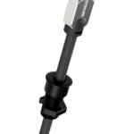 Solution for cables through  desks black large up to 55mm