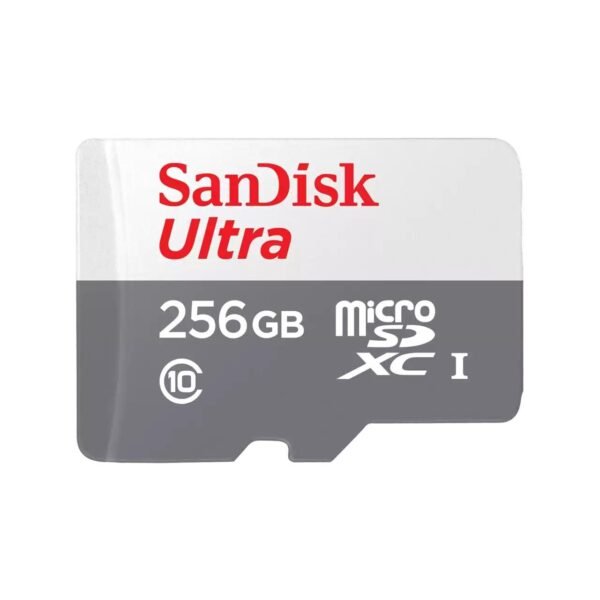256GB ULTRA LITE WHITE/GRAY  MICROSDXC 100MB/S CLASS 10  UHS-I