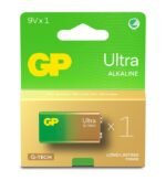 ULTRA ALKALINE 9V Battery.  1-Pack