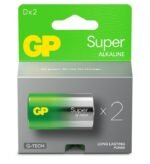 SUPER ALKALINE D/LR20  Battery. 2-Pack