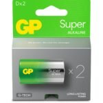 SUPER ALKALINE D/LR20  Battery. 2-Pack