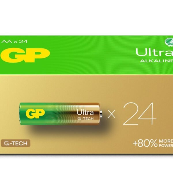 ULTRA ALKALINE AA/LR06  Battery. 24-Pack