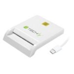 Compact Smart Card  ReaderWriter Usb-C White