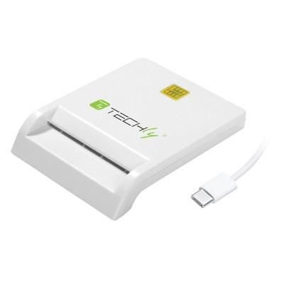 Img_34147036.jpg Compact Smart Card ReaderWriter Usb-C White - Image 1