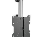 Fold-Up Retractable Ceiling  Mount For Tv Led/Lcd 17"-37"  Black