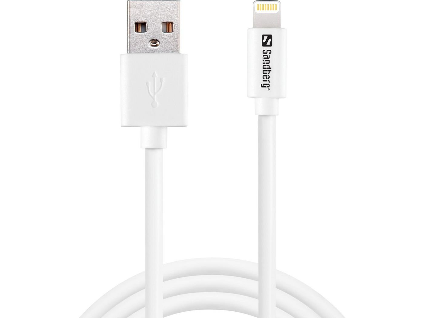 Img_34152893.jpg USB to Lightning MFI 1m SAVER USB<gt/>Lightning MFI 1m SAVER, 1 m, Lightning, USB A, Male, Male, White - Image 1