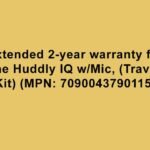 Ext. 2-yr warr. Huddly IQ  w/Mic, (Travel Kit)