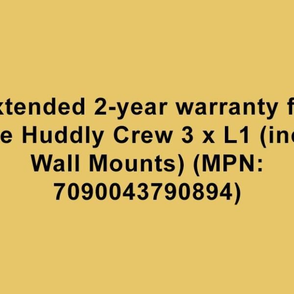 Ext. 2-yr warr. Huddly Crew 3  x L1 (incl. Wall Mounts)