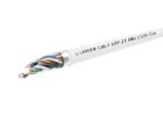 Cat6 F-UTP Network Cable  4x2xAWG23 LSZH white 305m,  Fire Class: Cca