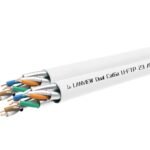 Cat6a U-FTP Dual Network  Cable 4x2xAWG23 LSZH white  305m, Fire class: Cca
