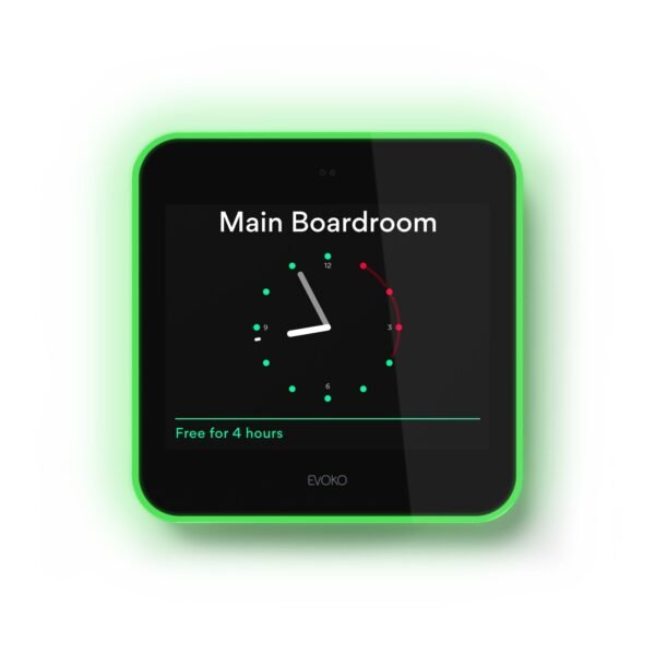 Liso, Room Manager with 8"  Capacitive Touchscreen w/8"  Touch Display, RJ45, PoE, Wi-Fi, Wall & Glass mounting kit (w/o PSU)