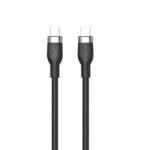 1M Silicone 240W USB-C  Charging Cable - Black