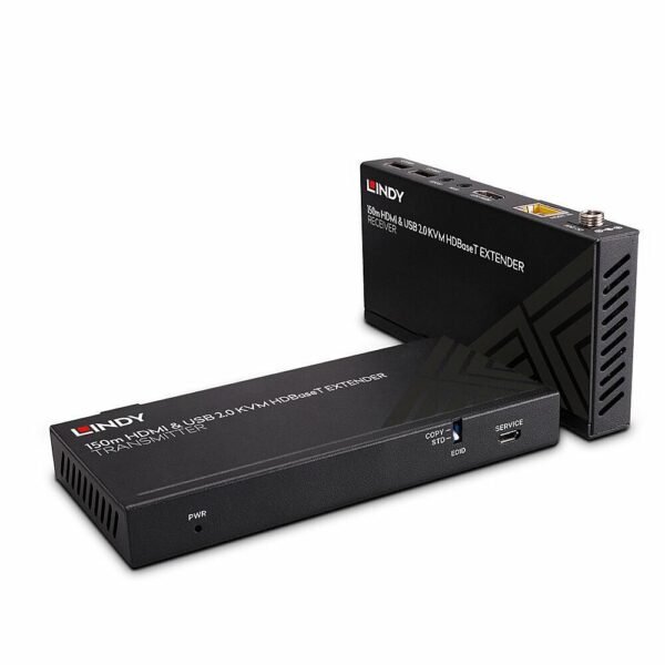 150m Cat.6 HDMI 4K60, USB 2.0  & IR HDBaseT KVM Extender