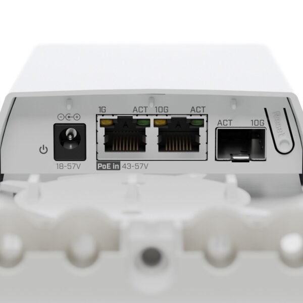IP55 Fiber-to-Copper 10  Gigabit SFP+ fiber  connections into RJ45 10 Gigabit Ethernet.