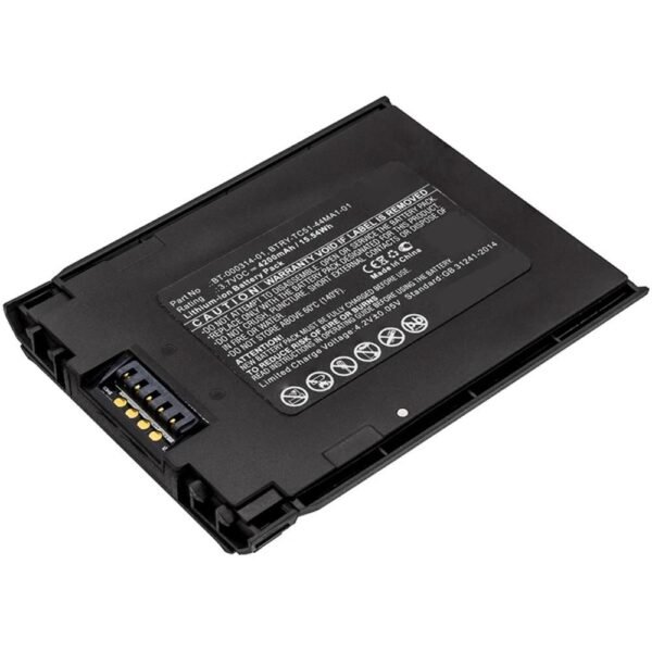 Battery 15.54Wh Li-ion 3.7V  4200mAh Black for Zebra  Barcode Scanner 15.54Wh Li-ion 3.7V 4200mAh Black for  TC51, TC510, TC510K,