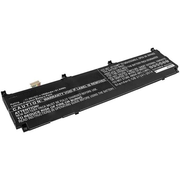 Laptop Battery for HP 81.64Wh  11.58V 7050mAh 81.64Wh Li-ion  11.58V 7050mAh Black for  ZBook Create G7, ZBook Studio G7, Zbook Studio G7