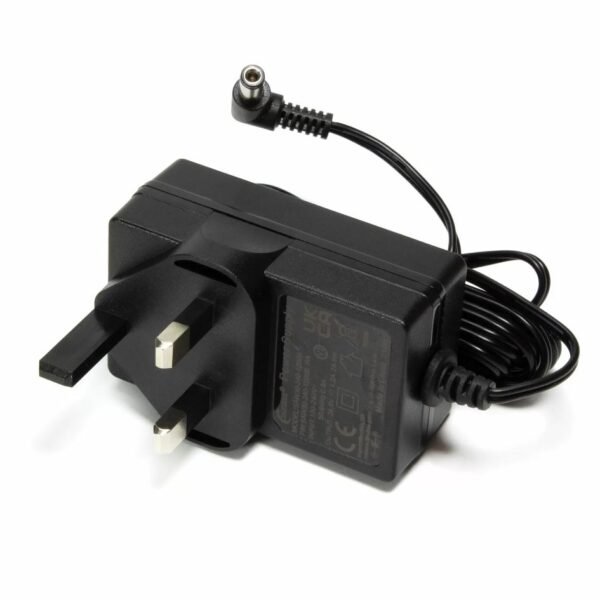 24v 1.2A power supply, right  angle plug, UK