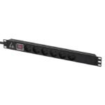 Lanview LVR-3MDK-SW-DK6 power distribution unit (PDU) 6 AC outlet(s) 1U Black - Image 2
