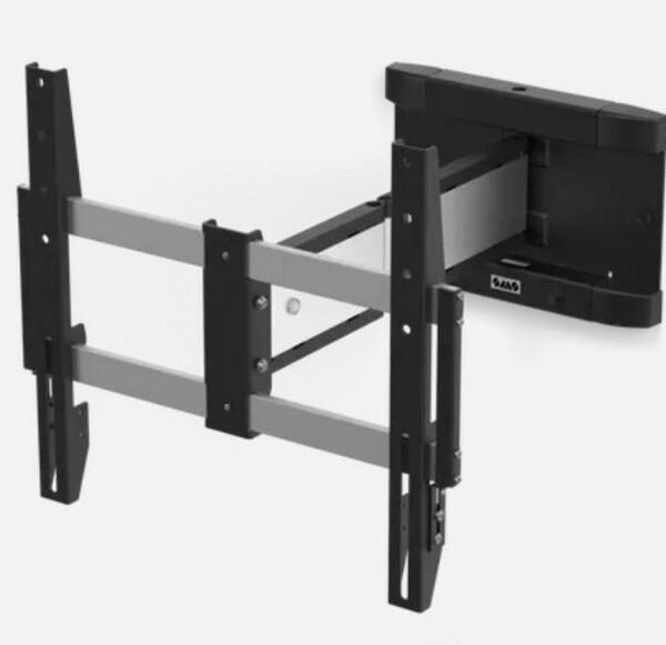 Icon 3D Medium, Wall Bracket,  Display Size 32"-46", Max.  25kg, VESA 100x100 - 400x400, Swivel: -90?/+-90?, Tilt: +9?/-2?, Alu/Black