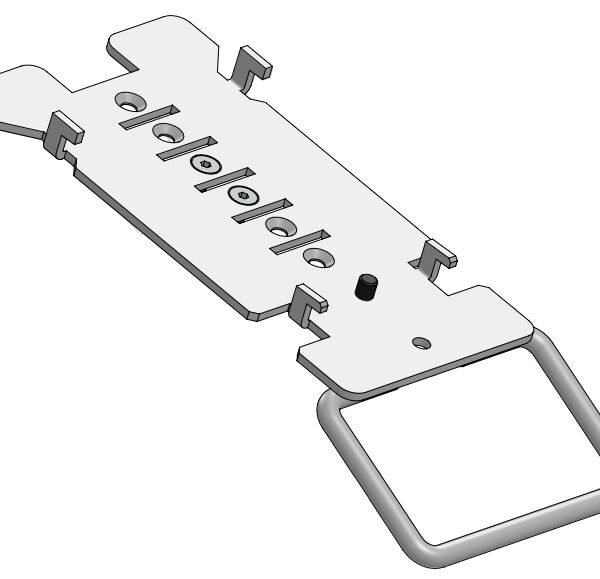 Keyhole Plate for Banksys  Yomani -Black-  MOQ 25