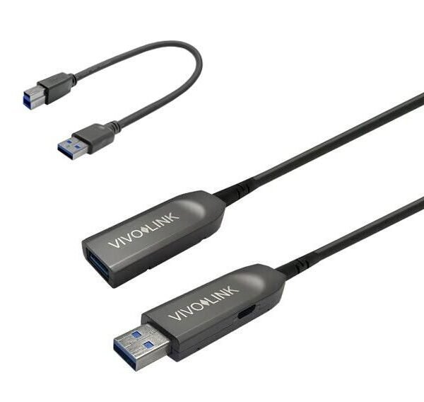 USB 3.0, USB-A male, USB-A  female, 30m including USB-A  to USB-B cable .