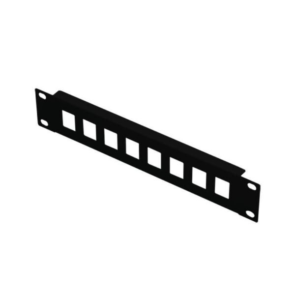 1U 10" PATCH PANEL FOR  KEYSTONE - 8-PORT UNEQUIPPED  BL