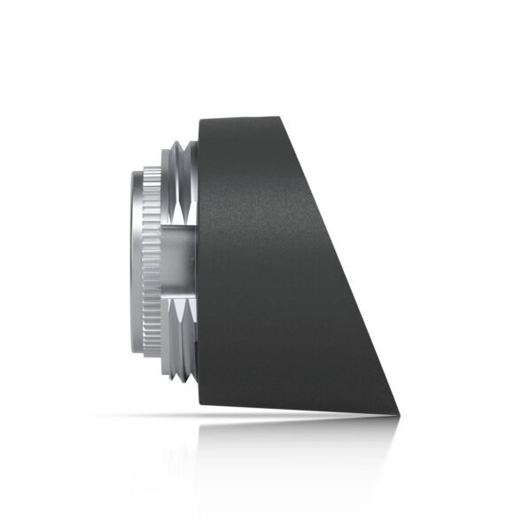 Bullet camera mounting  accessory that enhances tilt  angle by 22? to achieve an unrestricted viewing angle. BLACK