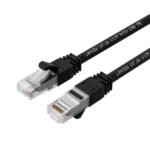 CAT6A UTP 1m Black LSZH,  HIGH-FLEX