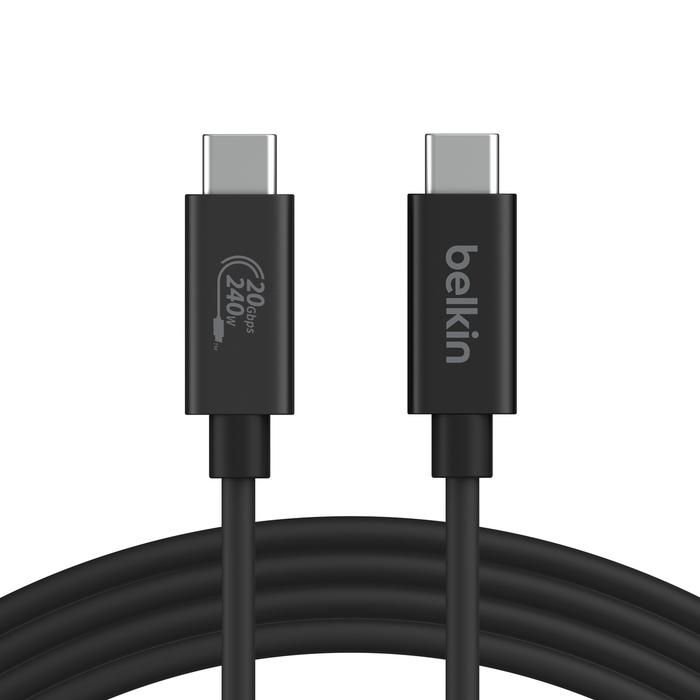 Img_34573942.jpg Usb Cable 2 M Usb4 Gen 2X2 Usb C Black - Image 1