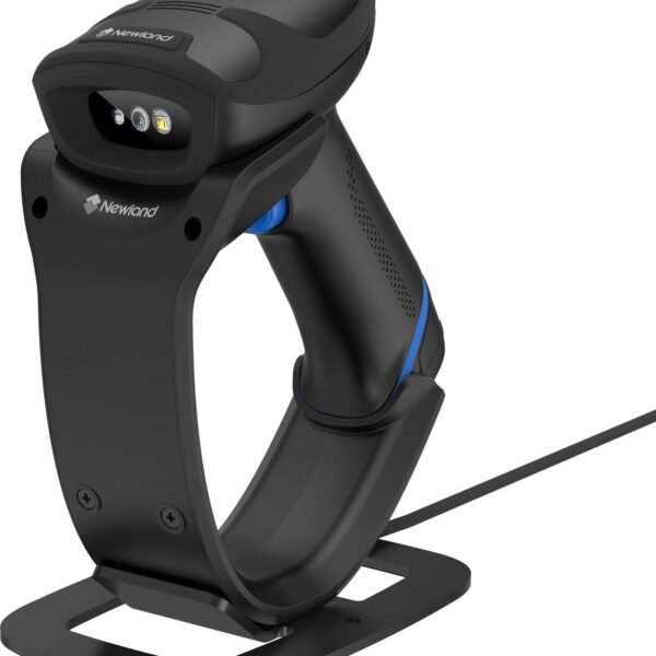 HR33 Marlin 2D CMOS Mega  Pixel Wireless Bluetooth  Handheld Reader with Stand/Docking Station(NLS-HCD2333), USB cable (130cm fixed