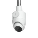 Tamper-resistant junction box  for compact UniFi Dome and  Turret cameras that enhances mounting durability, aesthetics, and ease of